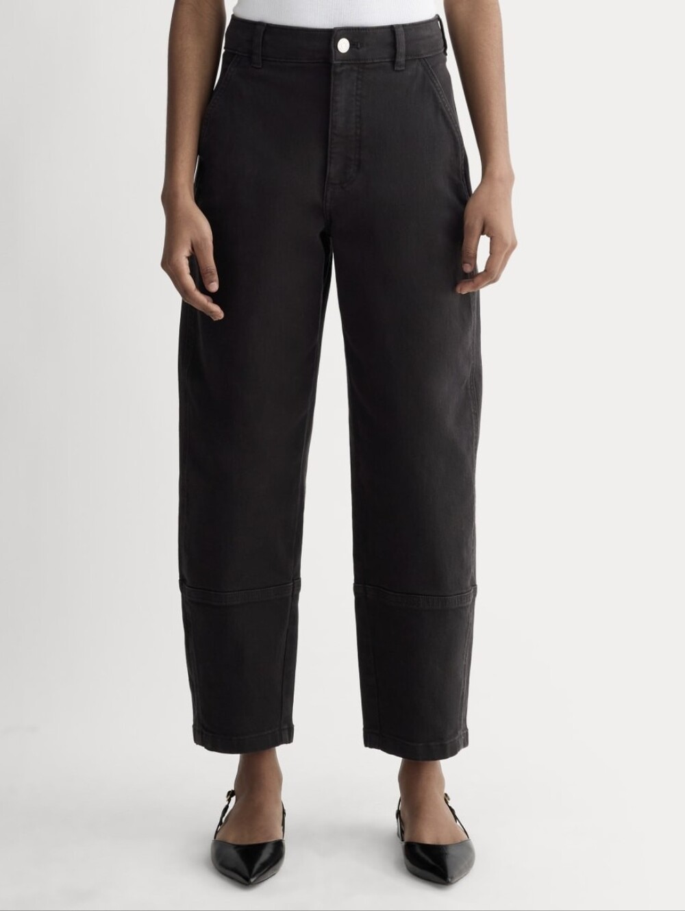 Everlane The Utility Barrel Pant Black 00